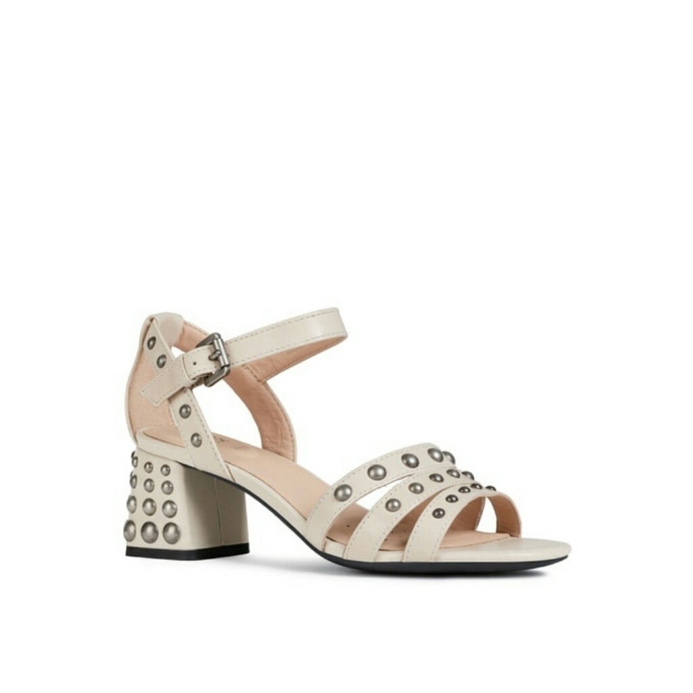 NWT Geox Respira Seyla Studded Leather Sandals